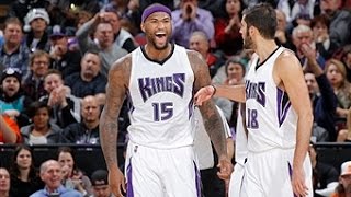 Watch NBA: DeMarcus Cousins Duels James Harden in Sacramento Video
