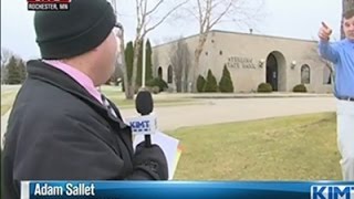 Watch Bank Robbed During Live TV Report Video