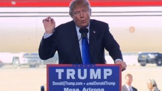 Watch Trump Pushes Border Wall, Gun Rights In Arizona Video