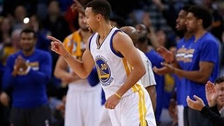 Watch NBA: Stephen Curry Hits Klay Thompson With the No-Look Pass for Three Video
