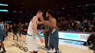 Watch Best of NBA Phantom: Kristaps Porzings vs Karl Anthony Towns Video