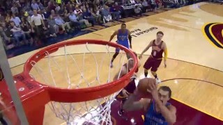 Watch NBA: Steven Adams Posterizes LeBron! Video