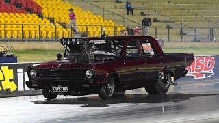 Watch CUSTOM BODYWORKS OUTLAW 10.5 BLOWN VALIANT 6.70 @ 208 MPH TRIPLE CHALLENGE Video