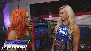 Watch Becky Lynch is hurt by Charlotte's interference: WWE SmackDown, December 17, 2015 Video