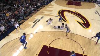 Watch NBA: Kyrie Irving finds Jared Cunningham for the BIG Lob! Video