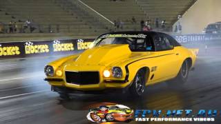 Watch ACME TWIN TURBO V8 CAMARO 7.03 @ 204 MPH FULL THROTTLE FRIDAY Video