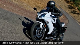 Watch Kawasaki Ninja 650 vs CBR500R Comparison Video