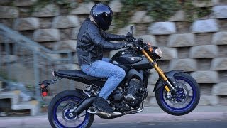 Watch Yamaha FZ-09 First Ride Video