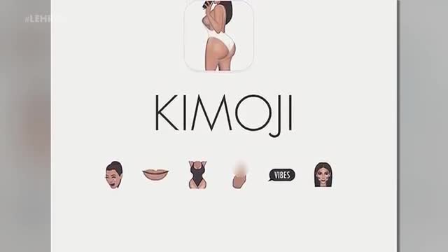 Watch Kim Kardashian LAUNCHES Kimoji App Video