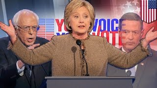 Watch Democratic debate highlights: Clinton, Sanders and O'Malley all agree they hate Trump Video