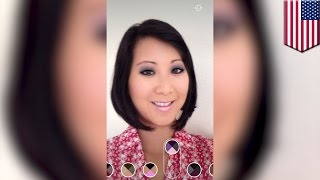 Watch Virtual makeover phone app ModiFace Live lets users virtually apply makeup in real time Video