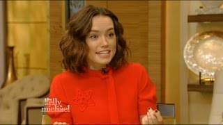 Watch Daisy Ridley talks 'Star Wars: The Force Awakens' on Live! with Kelly and Michael Video