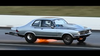 Watch RIP7S TWIN TURBO TORANA CATCHES FIRE FULL THROTTLE FRIDAY Video