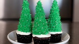 Watch How to Make Christmas Tree Cupcakes | Cooking Tips & Recipes Video