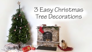Watch QUICK/EASY Miniature Christmas Tree Decoration Tutorial Video