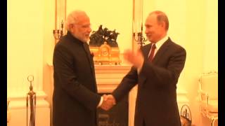 Watch PM Modi meets Russian President Vladimir Putin Video