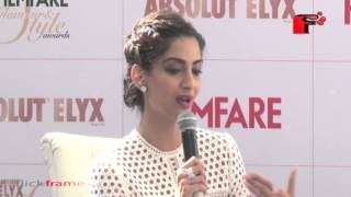Watch Press Conference of Glamour awards with Sonam Kapoor Video