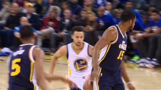 Watch NBA: Steph Curry Puts Derrick Favors in the Blender Video
