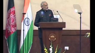 Watch PM 's address in new Parliament building of Afghanistan Video