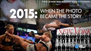 Watch These photos define the year's biggest stories Video