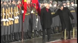 Watch PM Modi walks during National Anthem Video