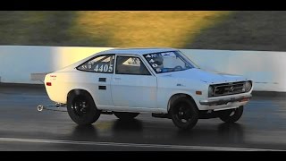 Watch 13B ALL MOTOR 9 SEC DATSUN COUPE AXE MOTORSPORT FULL THROTTLE FRIDAY Video