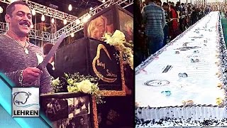Watch Salman Khan Cuts BiGGEST Birthday Cake EVER! Video