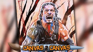 Watch The Powerhouse spears the canvas: WWE Canvas 2 Canvas Video
