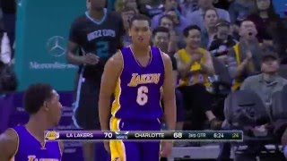 Watch NBA: Jordan Clarkson Jams on Marvin Williams Video