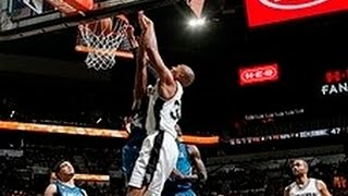 Watch NBA: David West Posterizes Adreian Payne! Video