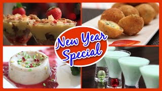 Watch New Year Special | Party Recipes | Starters - Cocktail - Cake - Appetizers Video