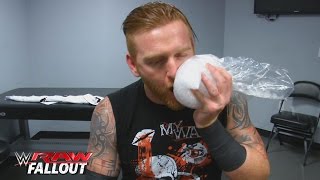 Watch A bruised Heath Slater needs ice for his jaw: WWE Raw Fallout, December 28, 2015 Video