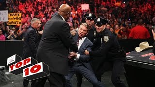 Watch Top 10 Raw moments: WWE Top 10, December 28, 2015 Video
