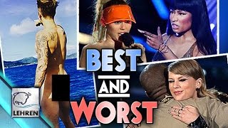 Watch Justin's BUTT, Nicki Vs Miley, Taylor & Kanye Hug | Best & Worst Moments Of 2015 Video