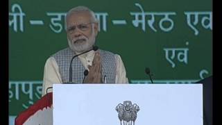 Watch PM Modi's address at laying of foundation stone for the construction of Delhi-Meerut Expressway Video