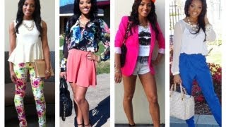 Watch Spring Fashion LookBook | My Style Video