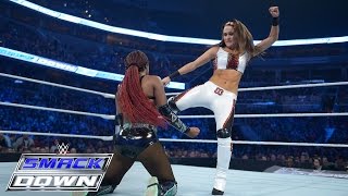 Watch Alicia Fox & Brie Bella vs. Naomi & Tamina: WWE SmackDown, December 31, 2015 Video
