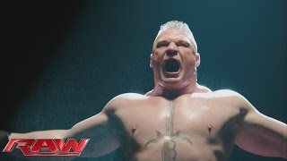 Watch Brock Lesnar returns to WWE Raw - Next Monday! Video