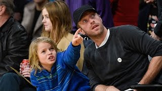Watch See CHRIS MARTIN's Mini Me Courtside Video