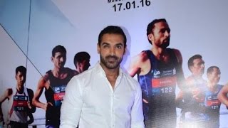 Watch John Abraham At Mumbai Marathon 2016 Launch! Video