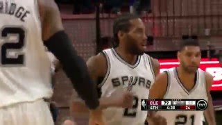 Watch NBA: Kawhi Leonard Rises Up for the Put-Back Slam Video