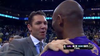 Watch NBA: Kobe Bryant Says Farewell to Oracle Video