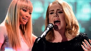 Watch Nicki Minaj REACTS To Adele's Carpool Karaoke Rap Video