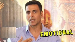 Watch (UNCUT) Akshay Kumar Gets Emotional And Walks Away From The Media Interactions Video