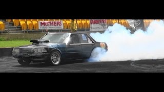 Watch 383AXE DESTROYS TYRES AT BURNOUT OUTLAWS Video