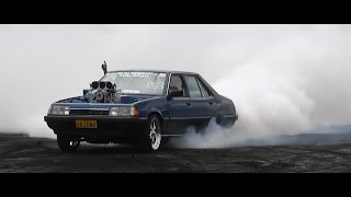Watch SKIDMA SMASHING TYRES AT BURNOUT OUTLAWS Video