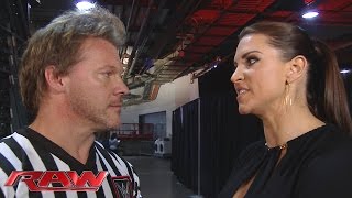 Watch Stephanie McMahon berates Chris Jericho: WWE Raw, January 18, 2016 Video