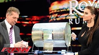 Watch The McMahon family reveals the No. 1 entrant in the 2016 Royal Rumble Match: WWE Raw, January 18, 2016 Video