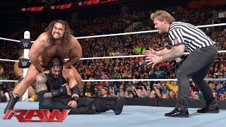 Watch Roman Reigns vs. Rusev - Special Guest Referee Chris Jericho: WWE Raw, January 18, 2016 Video
