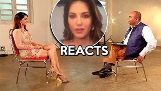 Watch Watch: Sunny Leone REACTS To Her Interview With Bhupendra Chaubey Going Viral Video